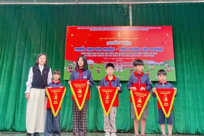 TRƯỜNG TIỂU HỌC ĐÔNG THÀNH TỔ CHỨC NGÀY HỘI “THIẾU NHI VUI KHỎE – TIẾN BƯỚC LÊN ĐOÀN”