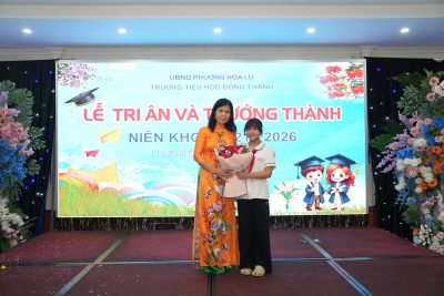 LỄ TRI ÂN VÀ TRƯỞNG THÀNH HỌC SINH KHỐI 5