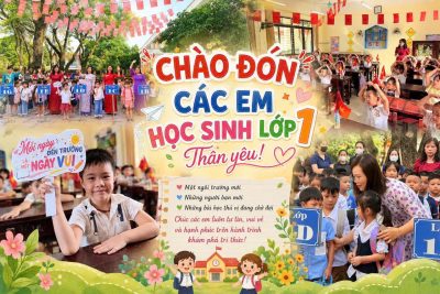 TRƯỜNG TIỂU HỌC ĐÔNG THÀNH HÂN HOAN ĐÓN HỌC SINH LỚP 1 – NĂM HỌC 2026–2027