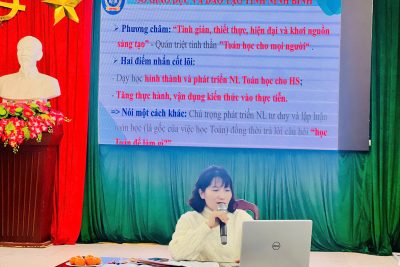 BỒI DƯỠNG NÂNG CAO NĂNG LỰC DẠY HỌC MÔN TOÁN THEO CHƯƠNG TRÌNH GDPT 2018 – CẤP TIỂU HỌC